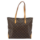LOUIS VUITTON Monogram Cabas Mezzo Tote Bag M51151 LV Auth 146973V-2