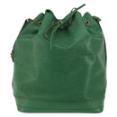 LOUIS VUITTON Epi Noe Shoulder Bag Green M44004 LV Auth 146974-13