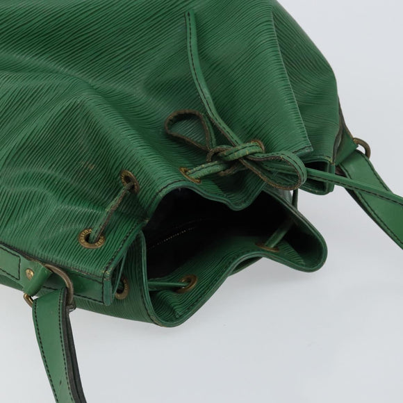 LOUIS VUITTON Epi Noe Shoulder Bag Green M44004 LV Auth 146974