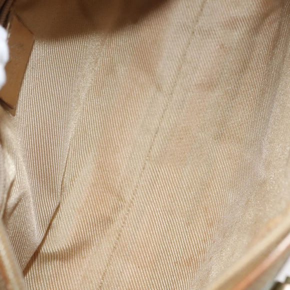 GUCCI GG Canvas Hand Bag Peppermint Gold 000 0852 Auth 146975