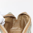 GUCCI GG Canvas Hand Bag Peppermint Gold 000 0852 Auth 146975-20