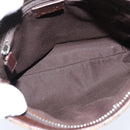 GUCCI GG Canvas Shoulder Bag Beige Silver 122798 Auth 146976-11