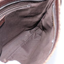 GUCCI GG Canvas Shoulder Bag Beige Silver 122798 Auth 146976-18