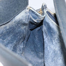 GUCCI GG Supreme Sherry Line Shoulder Bag PVC Navy Gold 116 02 076 Auth 146977-19