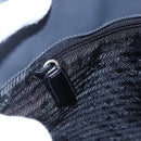 PRADA Tote Bag Enamel Gray Silver Auth 146980-19