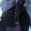 PRADA Tote Bag Enamel Gray Silver Auth 146980-21