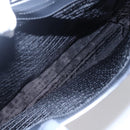 PRADA Tote Bag Enamel Gray Silver Auth 146980-24