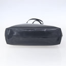 PRADA Tote Bag Enamel Gray Silver Auth 146980-5