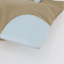 PRADA Hand Bag Canvas Beige Silver Auth 146982-9