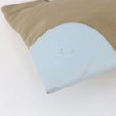 PRADA Hand Bag Canvas Beige Silver Auth 146982-16