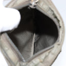 PRADA Shoulder Bag Nylon Khaki Silver Auth 146984-11