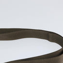 PRADA Shoulder Bag Nylon Khaki Silver Auth 146984-8