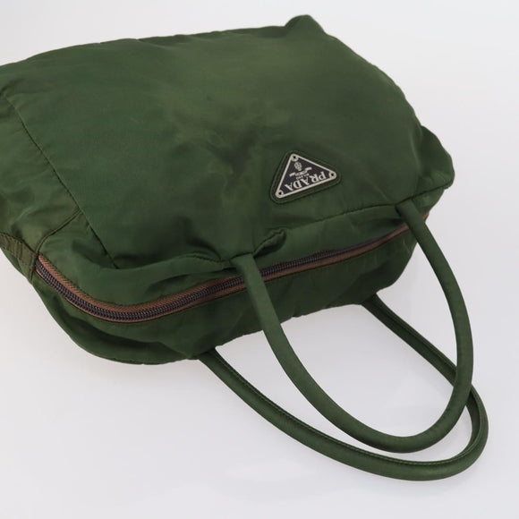 PRADA Tote Bag Nylon 3 Set Green Blue Auth 146985