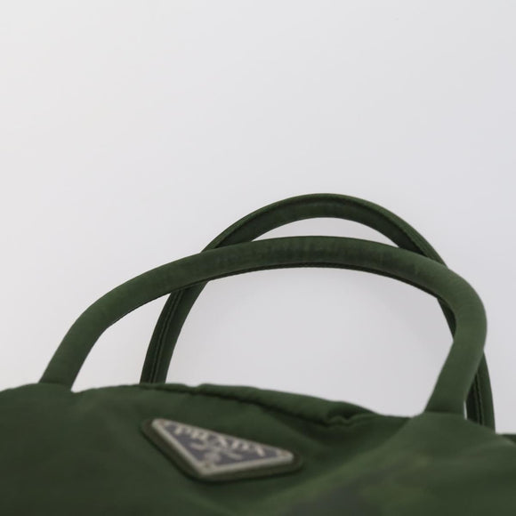 PRADA Tote Bag Nylon 3 Set Green Blue Auth 146985