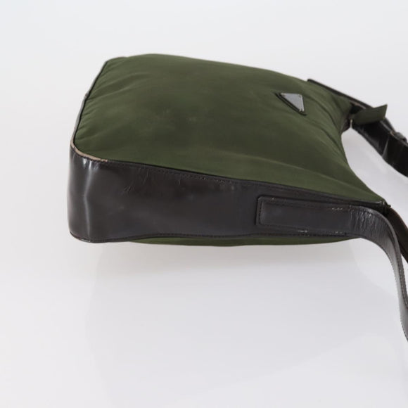 PRADA Tote Bag Nylon 3 Set Green Blue Auth 146985