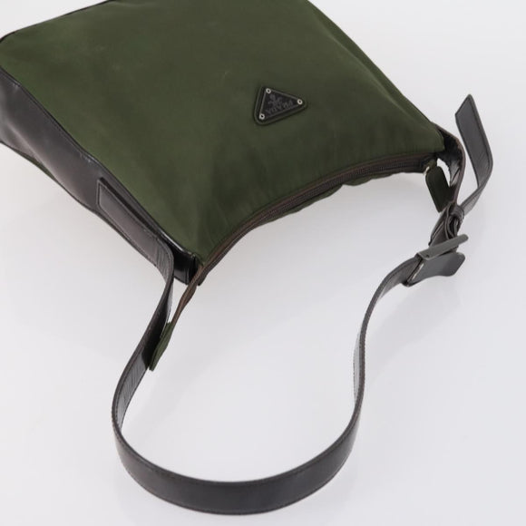 PRADA Tote Bag Nylon 3 Set Green Blue Auth 146985