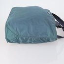 PRADA Tote Bag Nylon 3 Set Green Blue Auth 146985-4
