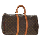 LOUIS VUITTON Monogram Keepall 45 Boston Bag M41428 LV Auth 146991V-1