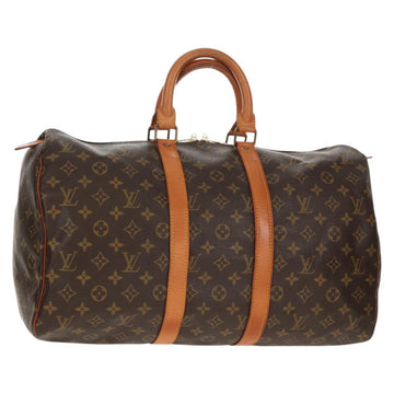 LOUIS VUITTON Monogram Keepall 45 Boston Bag M41428 LV Auth 146991V