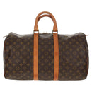 LOUIS VUITTON Monogram Keepall 45 Boston Bag M41428 LV Auth 146991V-2