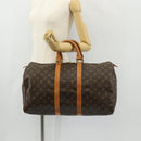 LOUIS VUITTON Monogram Keepall 45 Boston Bag M41428 LV Auth 146991V-22