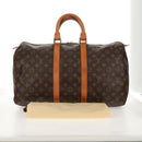 LOUIS VUITTON Monogram Keepall 45 Boston Bag M41428 LV Auth 146991V-23