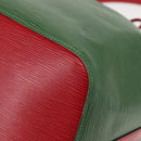 LOUIS VUITTON Epi Petit Noe Shoulder Bag bicolor Green Red M44147 LV Auth 146993-14