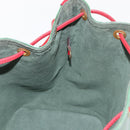 LOUIS VUITTON Epi Petit Noe Shoulder Bag bicolor Green Red M44147 LV Auth 146993-19