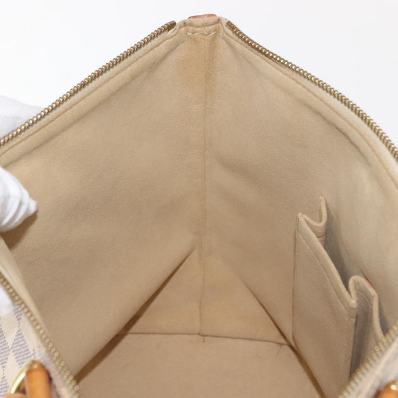 LOUIS VUITTON Damier Azur Saleya PM Tote Bag N51186 LV Auth 146995