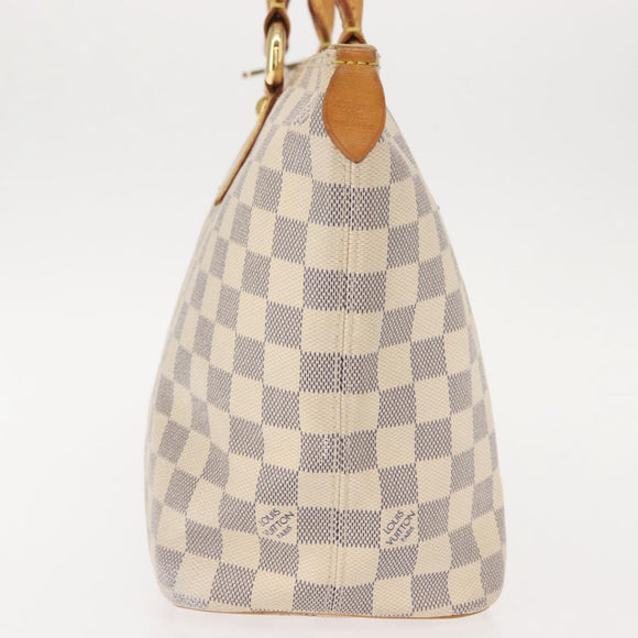 LOUIS VUITTON Damier Azur Saleya PM Tote Bag N51186 LV Auth 146995