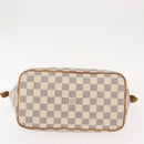 LOUIS VUITTON Damier Azur Saleya PM Tote Bag N51186 LV Auth 146995-5