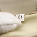 PRADA Shoulder Bag Nylon Beige Silver Auth 146997-12