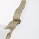 PRADA Shoulder Bag Nylon Beige Silver Auth 146997-14