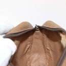 GUCCI GG Supreme Web Sherry Line Bag PVC Beige Brown 89 01 034 Auth 146999-19