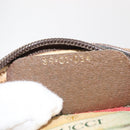 GUCCI GG Supreme Web Sherry Line Bag PVC Beige Brown 89 01 034 Auth 146999-12