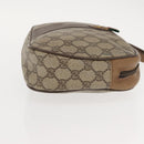 GUCCI GG Supreme Web Sherry Line Bag PVC Beige Brown 89 01 034 Auth 146999-3