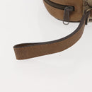 GUCCI GG Supreme Web Sherry Line Bag PVC Beige Brown 89 01 034 Auth 146999-7