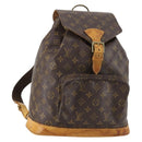 LOUIS VUITTON Monogram Montsouris GM Backpack M51135 LV Auth 147004-1