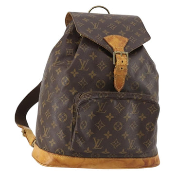 LOUIS VUITTON Monogram Montsouris GM Backpack M51135 LV Auth 147004