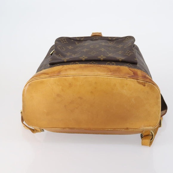 LOUIS VUITTON Monogram Montsouris GM Backpack M51135 LV Auth 147004