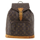 LOUIS VUITTON Monogram Montsouris GM Backpack M51135 LV Auth 147004-13