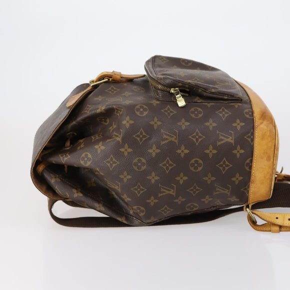 LOUIS VUITTON Monogram Montsouris GM Backpack M51135 LV Auth 147004