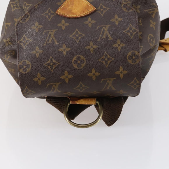 LOUIS VUITTON Monogram Montsouris GM Backpack M51135 LV Auth 147004