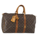 LOUIS VUITTON Monogram Keepall 45 Boston Bag M41428 LV Auth 147006-1