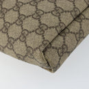 GUCCI GG Supreme Shoulder Bag PVC Beige Gold 223666 Auth 147008-14