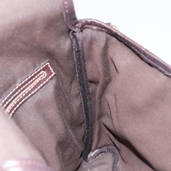 GUCCI GG Supreme Shoulder Bag PVC Beige Gold 223666 Auth 147008