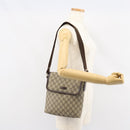 GUCCI GG Supreme Shoulder Bag PVC Beige Gold 223666 Auth 147008-22