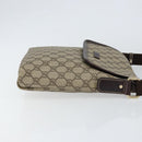 GUCCI GG Supreme Shoulder Bag PVC Beige Gold 223666 Auth 147008-3