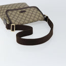 GUCCI GG Supreme Shoulder Bag PVC Beige Gold 223666 Auth 147008-7