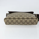 GUCCI GG Supreme Shoulder Bag PVC Beige Gold 223666 Auth 147008-5